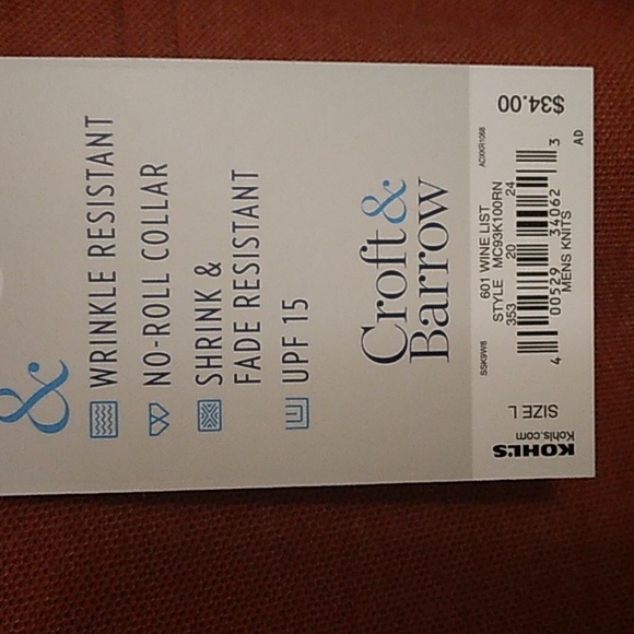 CROFT AND BARROW KNIT PULLOVER - Picture 3 of 6